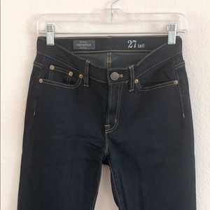 J. Crew Toothpick Denim in Tall sz 27